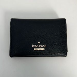 Kate Spade Black Folding Card Holder